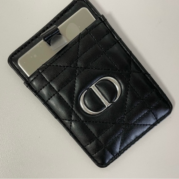 Dior Leather Phone Card Holder with Mirror - Picture 8 of 13